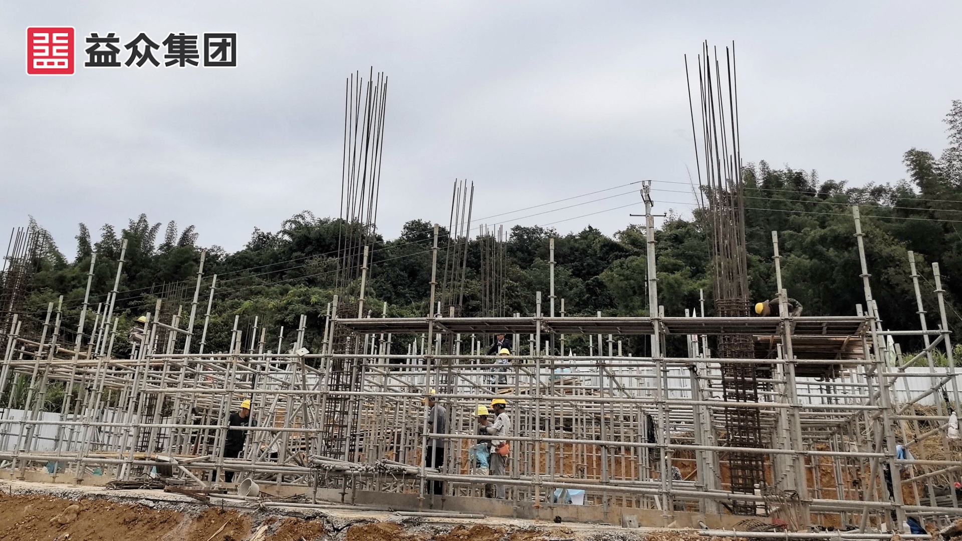 配電間、污泥脫水間支模架搭設(shè)_副本